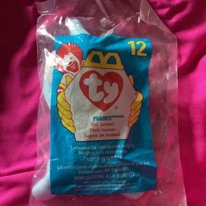Ty Teenie Beanie Babies McDonalds Peanut Elephant NIP Retired 1998 1993 Errors